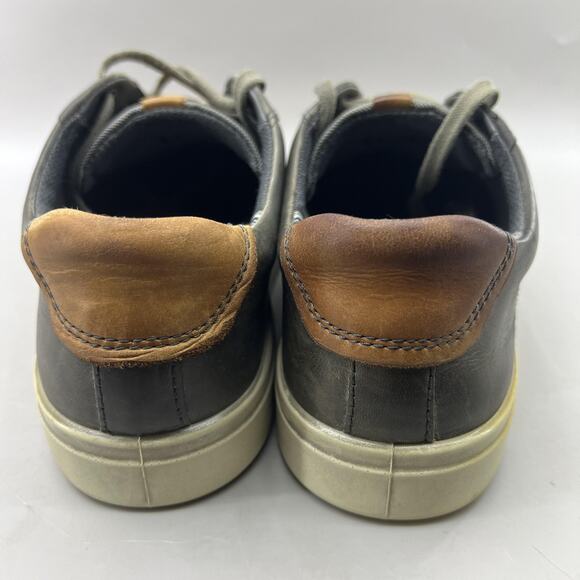 ECCO Kyle Classic Street Sneakers Men Size 9 Brown Leather Casual Comfort Shoes main image 6